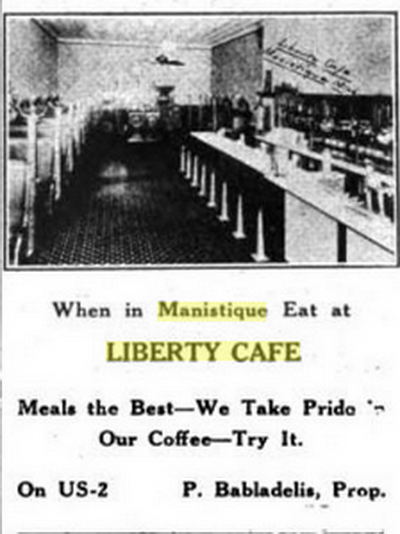 Liberty Cafe (Boardwalk Bar & Grill) - Vintage Ad
